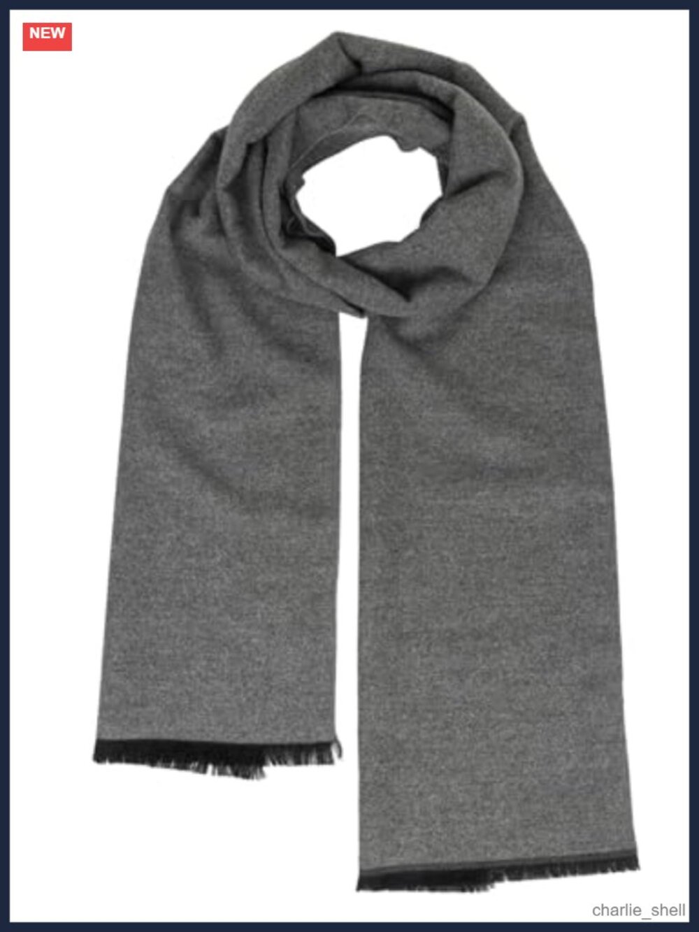 Mens 100% Polyester Cold Weather Scarf Long Thick Warm Winter Shawl - Picture 4 of 6